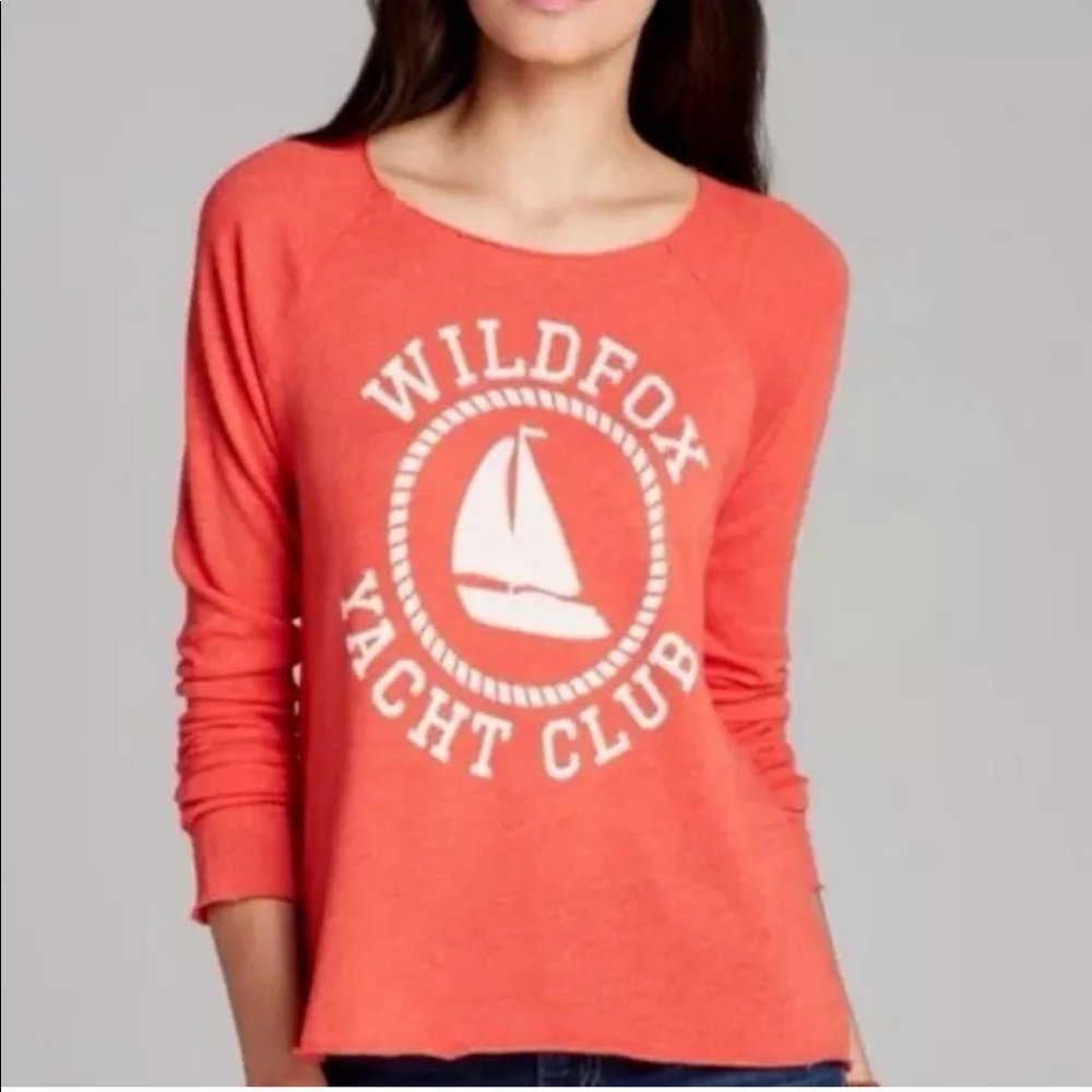 Wildfox Coral Lightweight Sweater